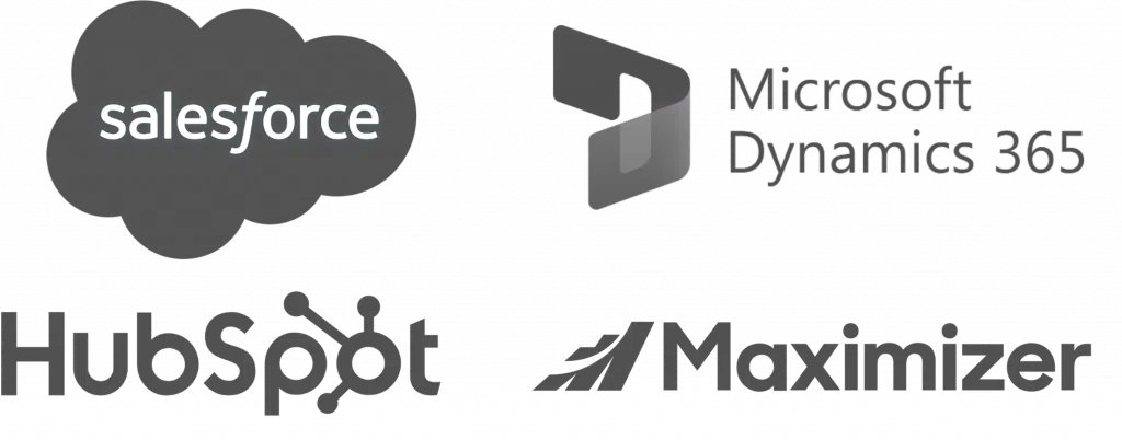 Relative Competitive Analysis - Transparent A collection of CRM company logos