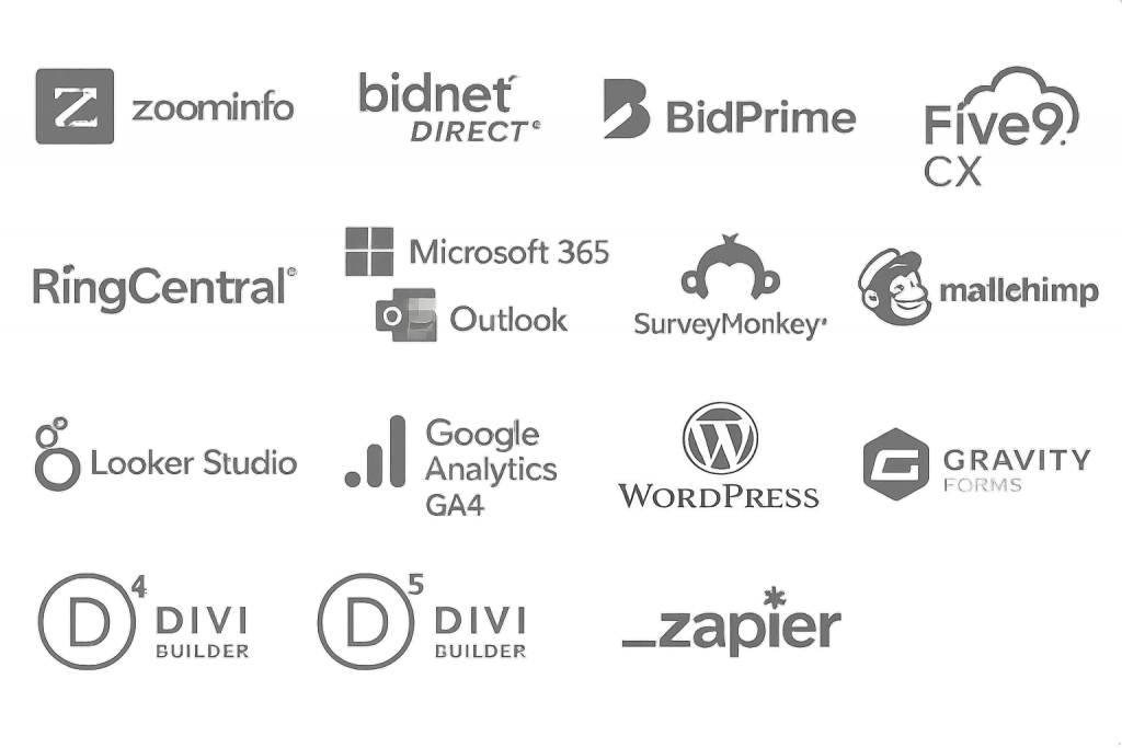 Marketing automation collage
