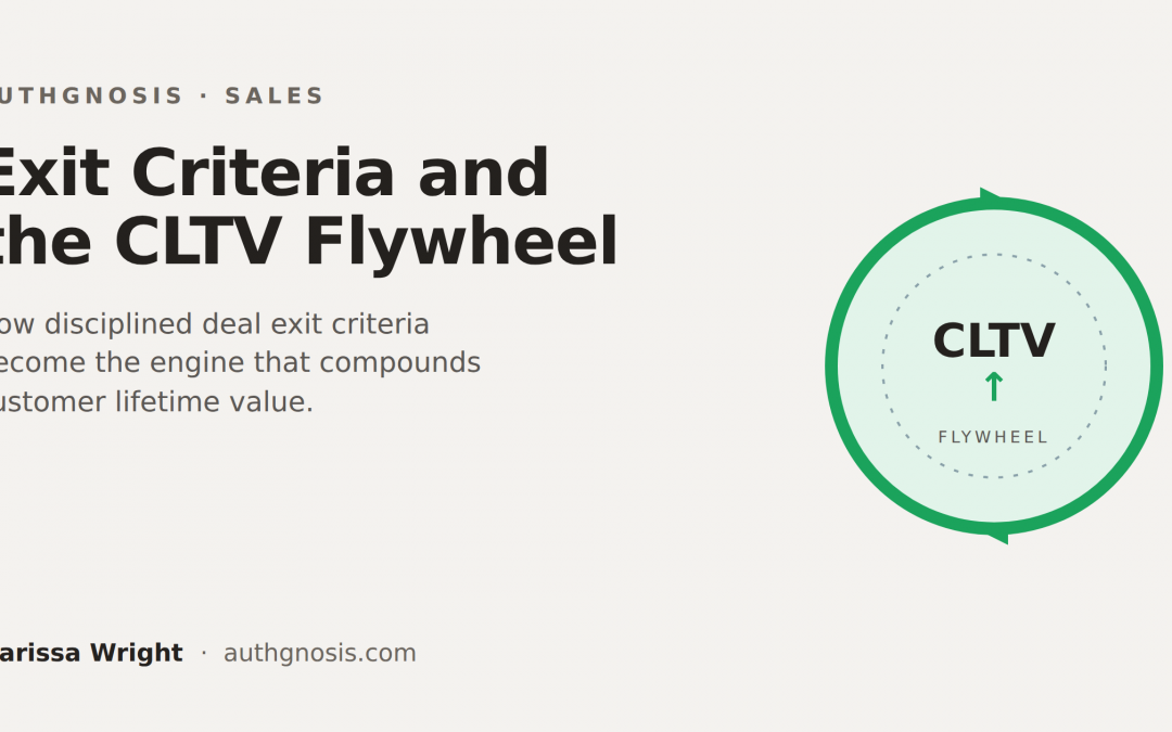 Exit Criteria, Forecast Quality, and a CLTV Growth Flywheel