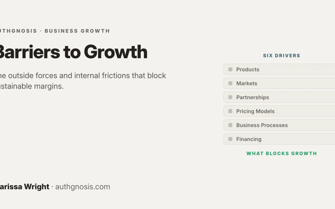 What Are the Barriers to Growth?