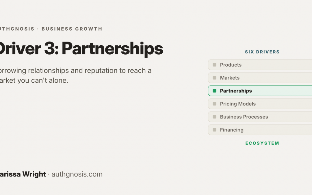 Driver 3: Partnerships
