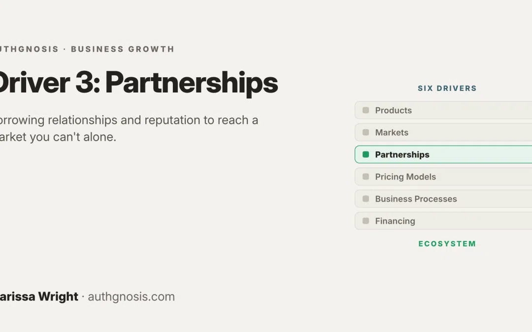 Driver 3: Partnerships