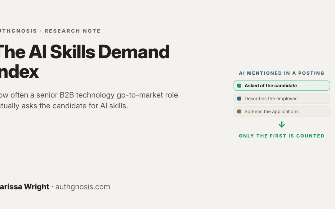 AI Skills in Senior B2B Technology Go-to-Market Roles